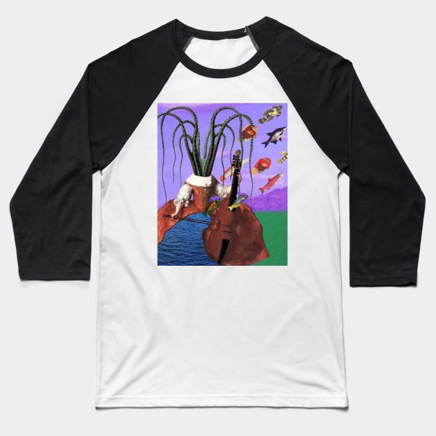 Cello Charmer Baseball T-Shirt by Loveday101